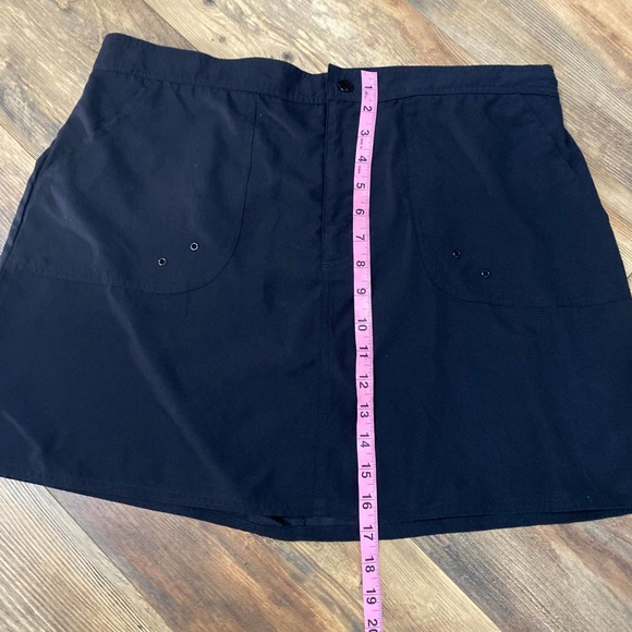 Maxine Of Hollywood Swim Skirt Black Swimwear Size 14 - Picture 5 of 8